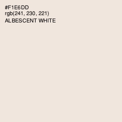 #F1E6DD - Albescent White Color Image